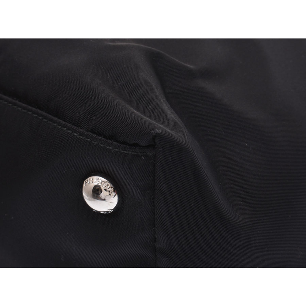 Prada Black tote Re Nylon bag Saffiano - Picture 7 of 11